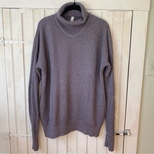 Lululemon Cozy Calling Turtleneck Heathered Purple Quartz Size Medium